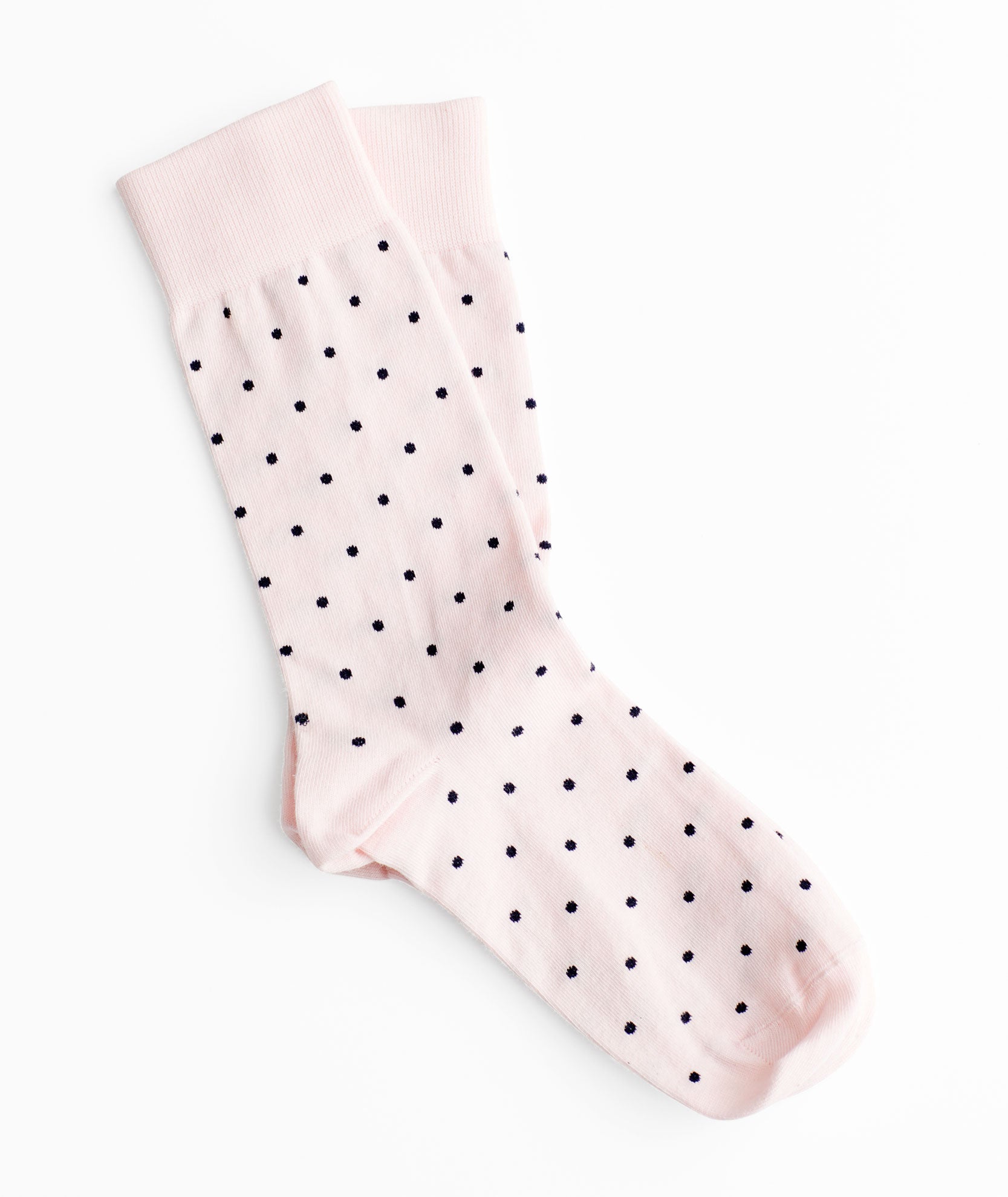 Model wearing UNTUCKit Pink Classic Cotton Socks